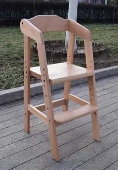 

Children's Chair, Baby's Backrest Chair, Solid Wood Liftable Learning Chair, Computer Writing Desk, Dining Chair, Rectifying