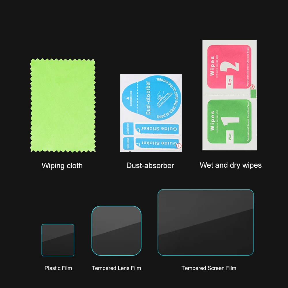 Tempered Glass Screen Protector For Gopro Hero 8 Sport Camera Screen Protector Film Tempered Glass Camera Accessories