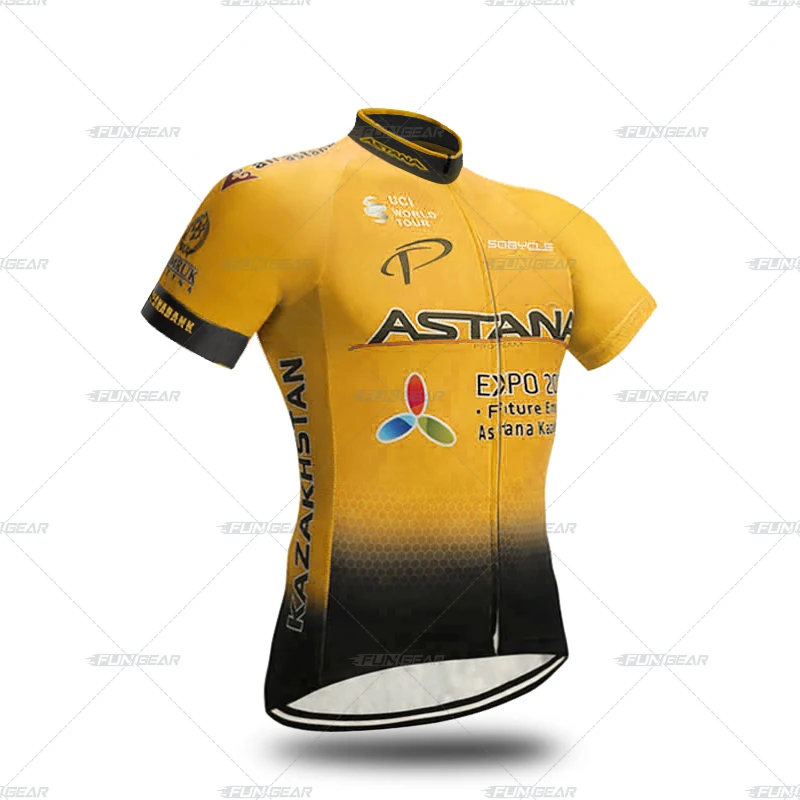 CyclingJerseys Одежда для велоспорта мужская летняя одежда для велоспорта дышащая одежда для велоспорта с защитой от ультрафиолета/комплекты из Джерси с коротким рукавом для велоспорта Ropa Ciclismo maillot - Цвет: CyclingJerseys