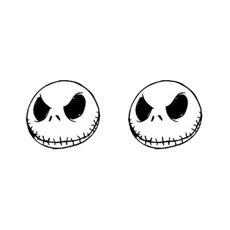 2 Новинка, серьги "Кошмар перед Рождеством", сережки Sally And Jack, серебряные эпоксидные сережки, акриловые сережки - Окраска металла: 2