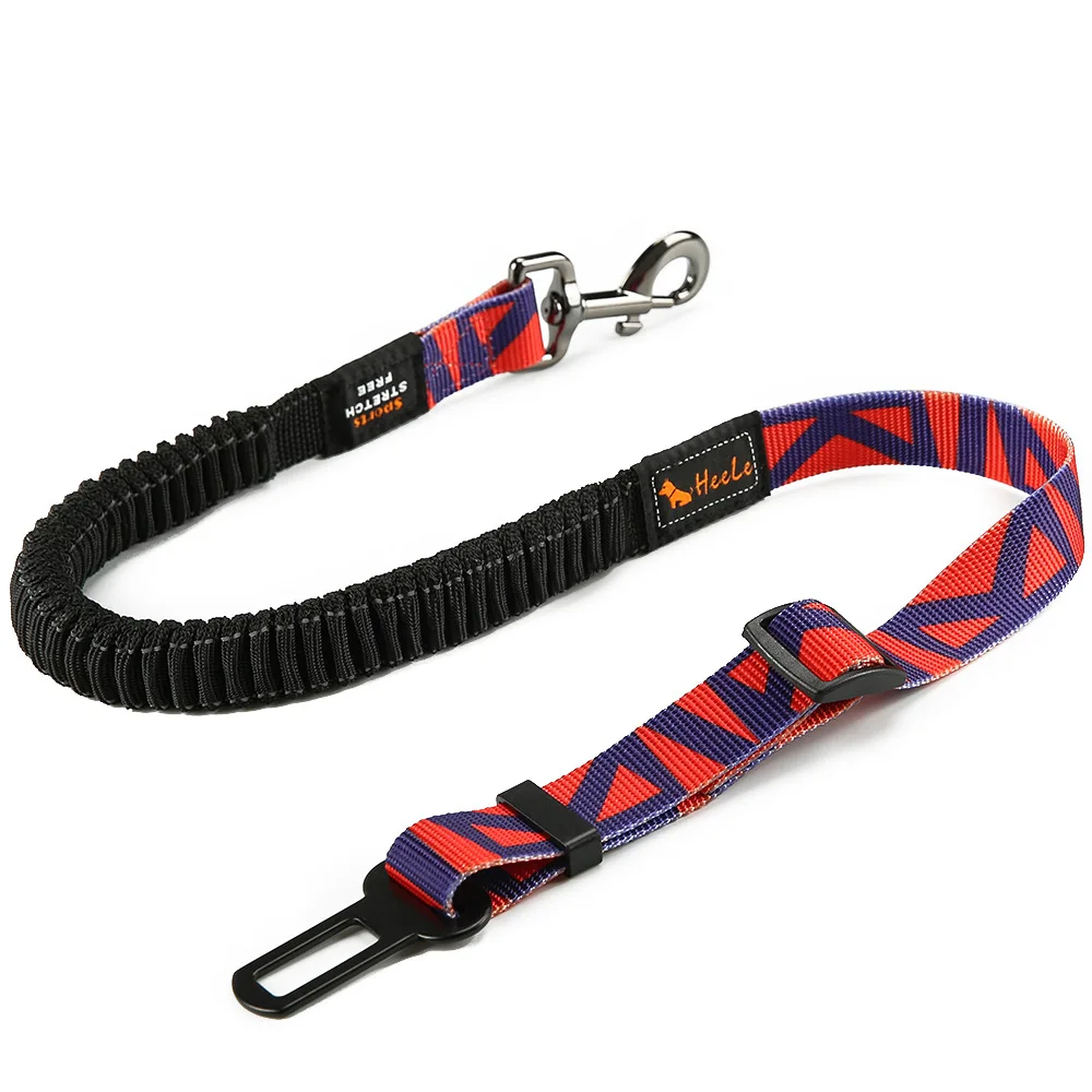 Эластичный поводок для собак веревка нейлоновый отражающий прочный поводок для бега Удобная мягкая ручка для собак ходьба бега тренировки - Цвет: XL-FAQD004