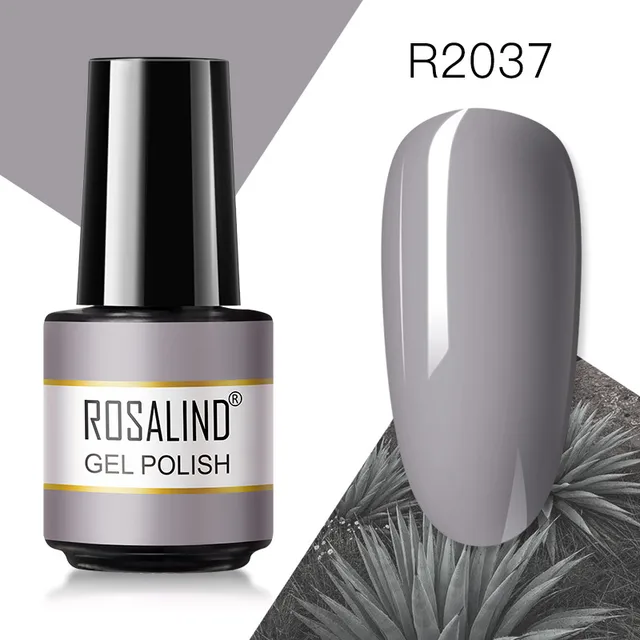 ROSALIND Gel Nail Polish 7ML Matte Base Top Coat For Soak Off Gel Polish UV LED Gel Semi Permanent Varnishes Design Nail Art RAR2037