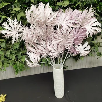 

7Pcs Fake Octopus (5 stems/piece) 32.68" length Simulation Octopus Leaf for Wedding Home Decorative Artificial Plants