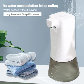 

350ML Hotel Liquid USB Rechargeable Automatic Soap Dispenser ABS Touchless Foaming Hands Free Infrared Sensor Home Wall Mounted