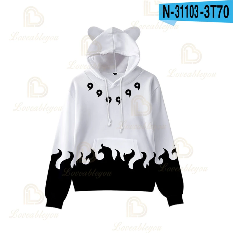 Anime naruto hoodies streetwear akatsuki símbolos nuvem pulôver hoodies  sueteres de naruto - AliExpress