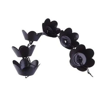 

Lotus Rain Chain For Gutter Downspout Copper Decorative Rain Chain Bell