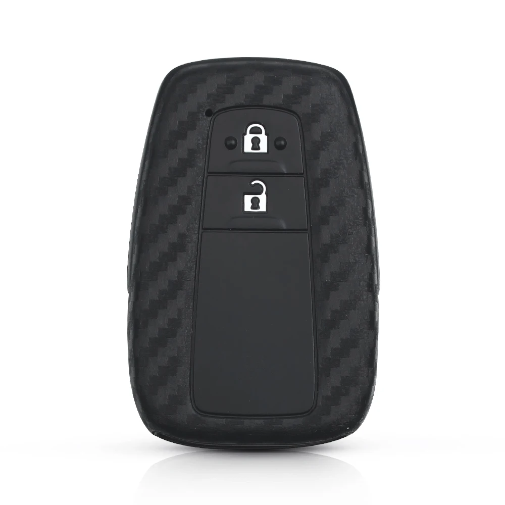 Cover in silicone chiave telecomando per Toyota Camry Corolla C-HR 2017 2018 Prado Prius - H5779adf21ce24e6c8edfbada25c832ca3