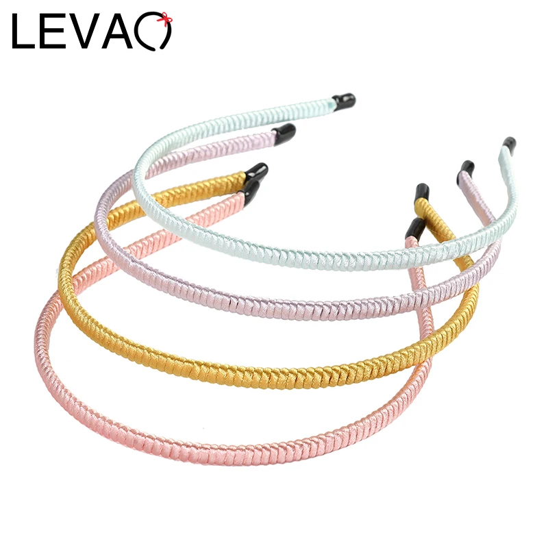 

LEVAO New Thin-edged Wavy Headband Ladies Hairband Bezel Turban For Women Girls Hair Jewelry Hair Bands Accessories Head Hoop