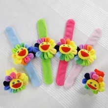 Милый смайлик Мураками Подсолнух Плюшевые игрушки запястье резинка-украшение плюшевые куклы для взрослых и детей Япония серия Sanrio