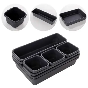 

8pcs/set Home Drawer Organizer Box Storage Trays Office Drawer Storage Boxes Kitchen Closet Jewelry Makeup Desk Box Organization