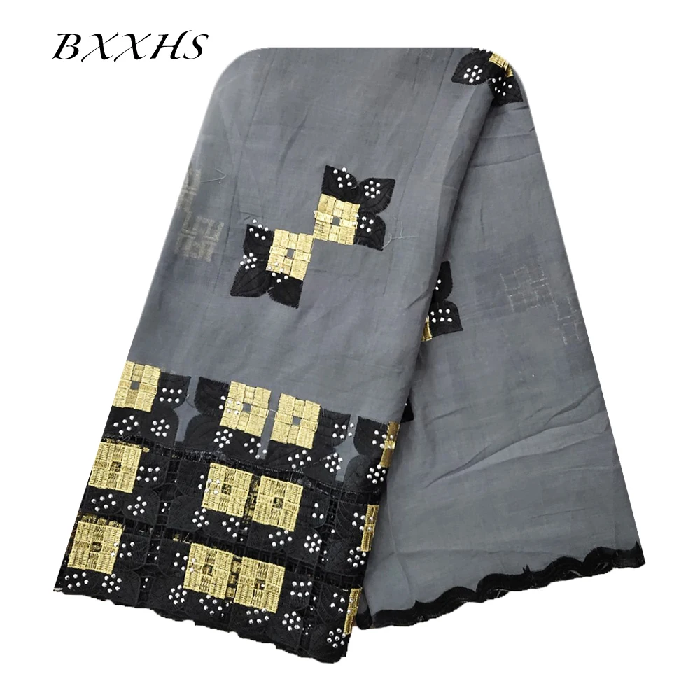 Высокое качество африканская Женская шаль 100% хлопок большой круг вышивка шарф