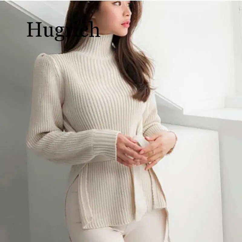 2020 Sweater Women's pullover Long Sleeve Autumn and Winter New Slim Solid Color Thicken Wild knitting Sweater 2020 Sweater Women's pullover Long Sleeve Autumn and Winter New Slim Solid Color Thicken Wild knitting Sweater