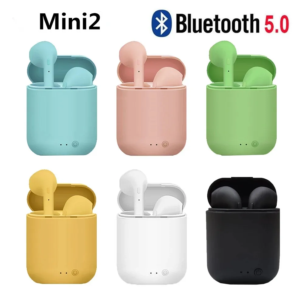 Мини 2 Наушники вкладыши TWS Bluetooth наушники Беспроводной стерео Fone De Ouvido Auriculares