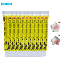 Sumifun 10Pcs Pain Relief Ointment 100% Original Herbal Cream Rheumatoid Arthritis Joint Muscle Rub Medical Plaster D1786