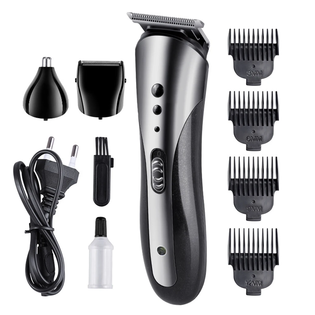 

3-in-1 Hair Trimmer Rechargeable Electric Nose Clipper Bead Beard Grooming Razor US Plug