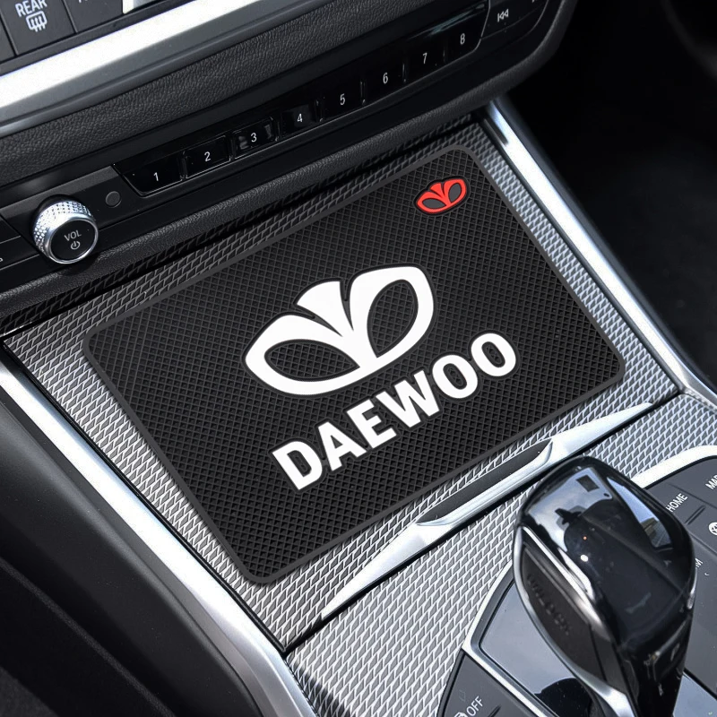 

Car Logo Ornament PVC Anti-Slip Mat Sticky Pad Anti-slip Pad Mat for Daewoo Magnus Kalos Matiz Veritas Lacetti Nubira Gentra