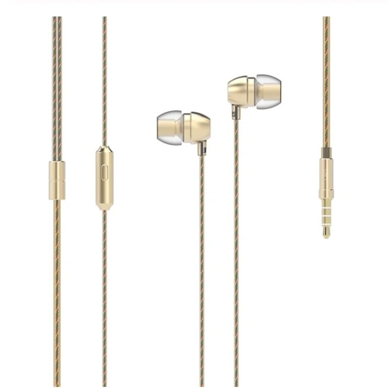HM7 Gold Наушники UiiSii HM7/13, ходовые наушники с микрофоном, металлические стерео наушники с супер басами 3,5 мм для iPhone/samsung Phone Go pro MP3 - Цвет: HM7 Gold