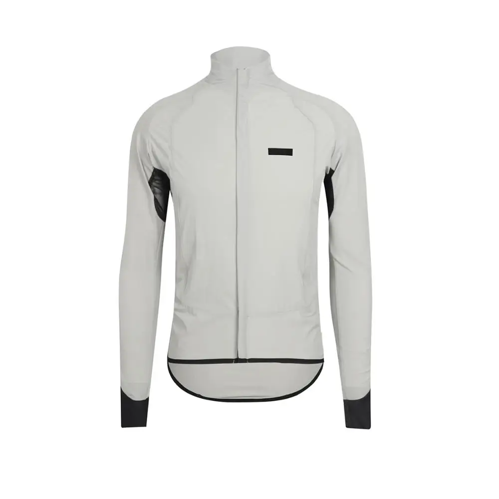 Новейшая супер легкая профессиональная команда II велосипедная ветрозащитная куртка с длинным рукавом ветровка посылка для удобной переноски женщин - Цвет: light gray