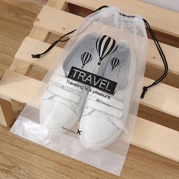 オンライン 5 個ポータブル旅行 PVC 透明防水巾着袋化粧品ポケット洗浄巾着バッグ靴オーガナイザー