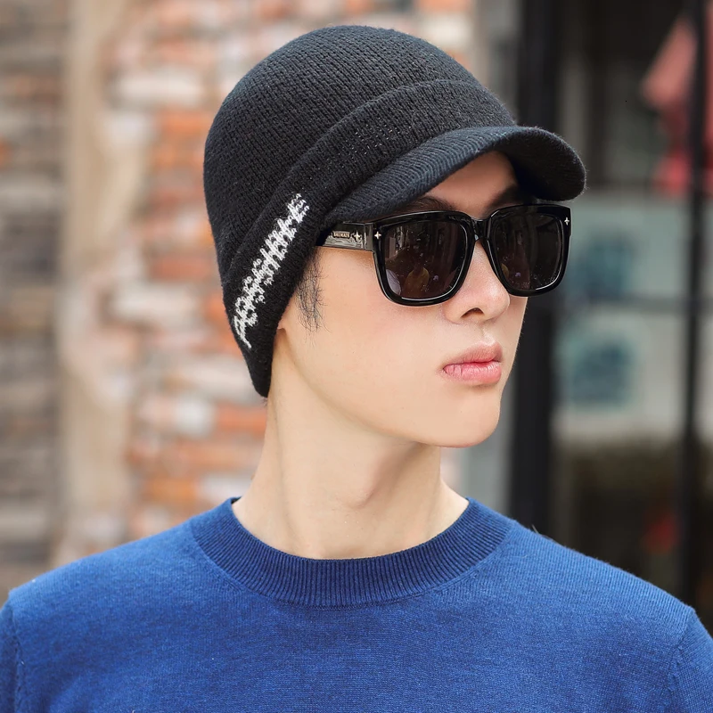 Зимняя шапка Skullies Beanies шапки зимние шапки для мужчин женский шерстяной шарф шапки маска Knitted шапка вязаная шапка