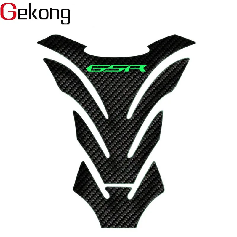 Для SUZUKI GSR400 GSR600 GSR750 GSR 600 750 400 мотоцикл углеродное волокно масляный Топливный бак газа Pad Tankpad наклейка протектор Стикеры - Цвет: Green