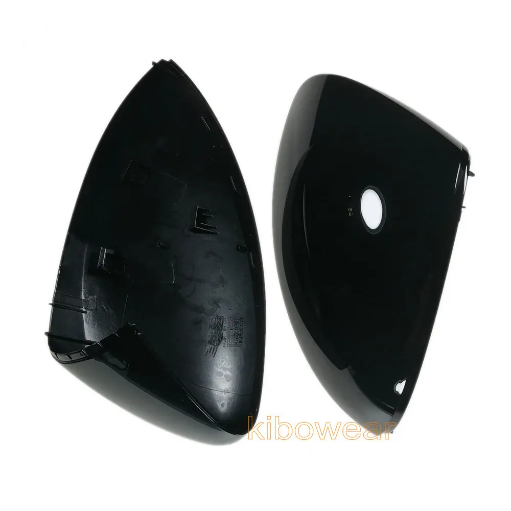 Schwarze Seitenspiegelkappen für VW Tiguan MK1 Sharan 2009 2010 2011 2012 2013 2014 2015, Ersatz für das Rückspiegelgehäuse_voghion.com