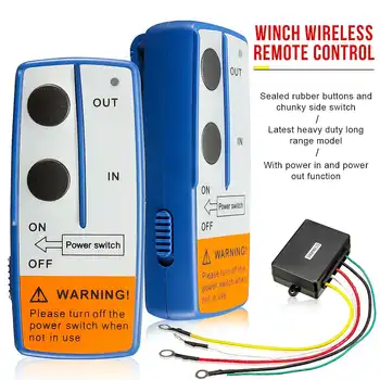 

12V 30m Car Wireless Winch Electric Remote Control Controlller Kit for ATV SUV Truck Vehicle Trailer