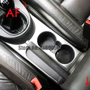

For Touran 2005-2015 Accessories Stainless Steel Car Interior Front Water Cup Frame Decoration Strip Cover Trim Car Styling