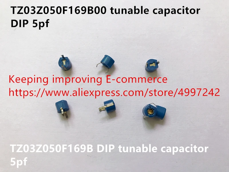 Оригинальный новый 100% настраиваемый конденсатор DIP 5pf TZ03Z050F169B00 (индуктор) |