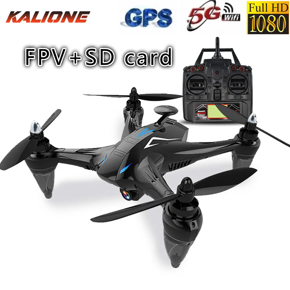 GW198 FPV + SD Card RC quadcopter with camera HD DRONE GPS with a cam 1080P drones profesionales se