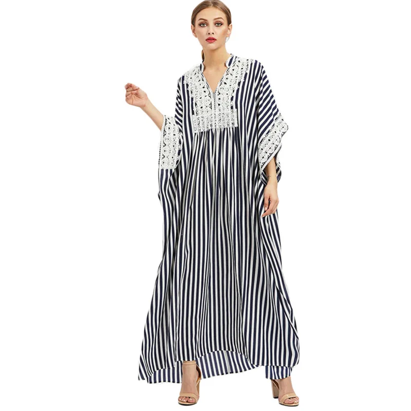 

Beach Dresses Swimsuits Tunic Covered Woman Dress Pareo Swimwear May Female Women Black White Stripe Big Size Acetate Striped