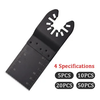 

5/10/20/50Pcs Multifunction Machine Accessories 34mm Metal Wood Oscillating Blades Multitool Quick Release Electric Saw Blades