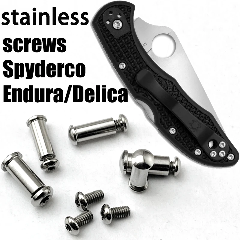Stainless Make Accessories Stainless Knife Parts Spyderco Delica