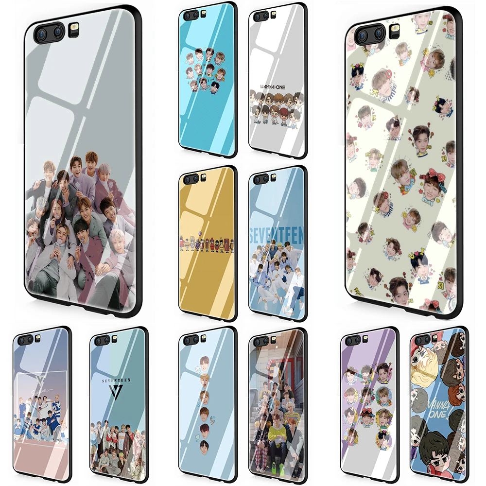 EWAU Seventeen; Кей-Поп для мальчика Стекло чехол для телефона чехол для huawei P20 30 P Smart Mate20 pro Lite Honor9 10 Lite