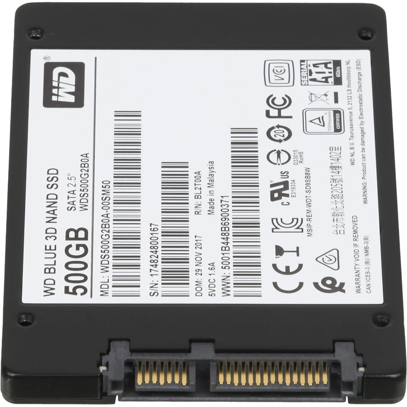 SSD drive WD Blue WDS500G2B0A GB