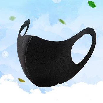 

Mouth Mask Breathable Unisex Soft Sponge Face Mask With Valve Reusable Dustproof Anti Pollution Face Shield Muffle Mouth Mask