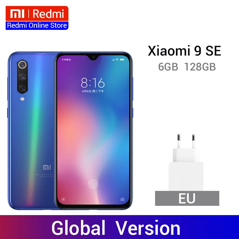 Глобальная версия Xiaomi mi 9 SE mi 9 SE Восьмиядерный процессор Snapdragon 712 6 ГБ 128 ГБ 5,9" AMOLED FHD дисплей смартфон 48 МП камеры NFC