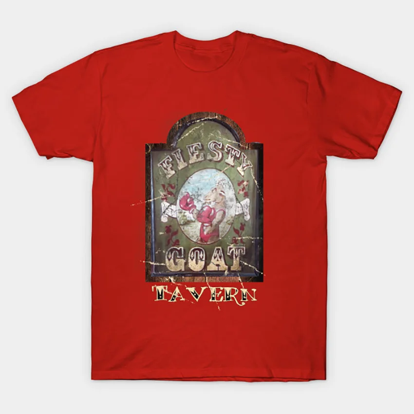 FIESTY GOAT TAVERN футболка Eurotrip футболка lucky eurotrip goat drinks liquor st pattys day drinking Team drinking