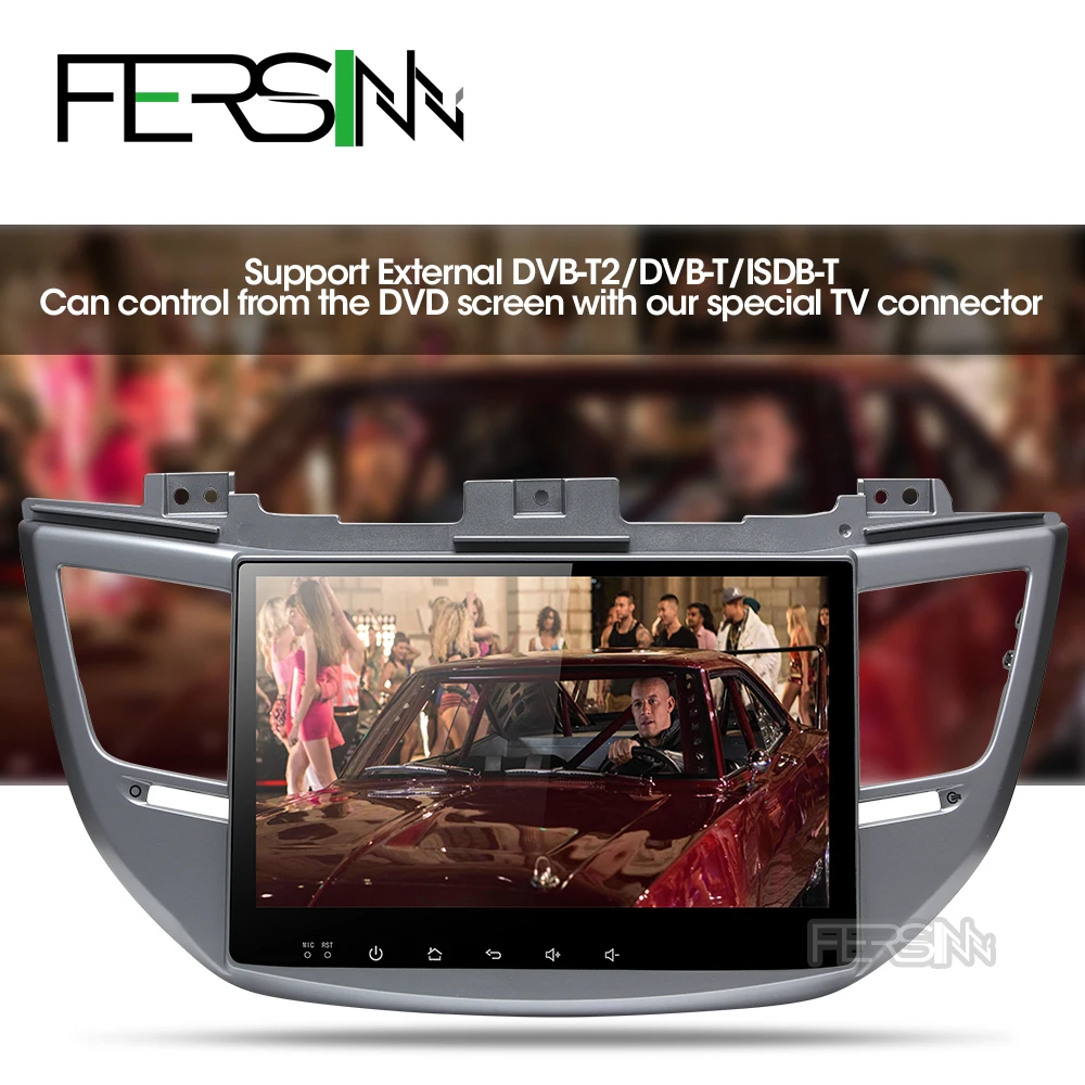 Perfect Fersinny CXTS1060 android 9.0 car dvd gps player for Tucson ix35 car dvd gps navigation raido video audio player 2 din stereo 5