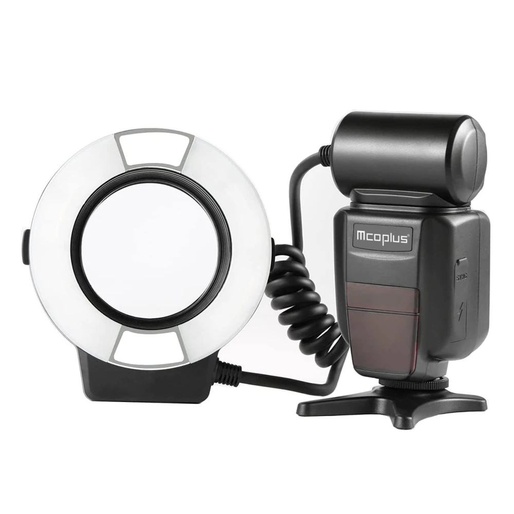 Amazon.com : Godox MF-R76 Macro Ring Flash 5000K Ring LED Light Speedlite  Flash Light for Canon Nikon Sony and Other DSLR Cameras : Electronics