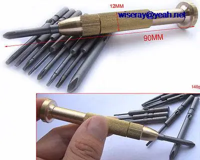 

DHL/EMS 10 sets 10 IN 1 copper rod Diameter 5MM screwdriver Phone PCB repair tools-A7