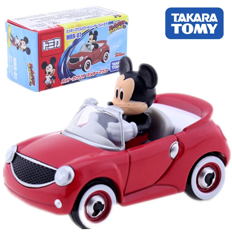 Tomica Дисней Микки Маус дорожный гонщик Такара Tomy горячий трансформер Микки литья под давлением гонки металлическая модель игрушечный автомобиль