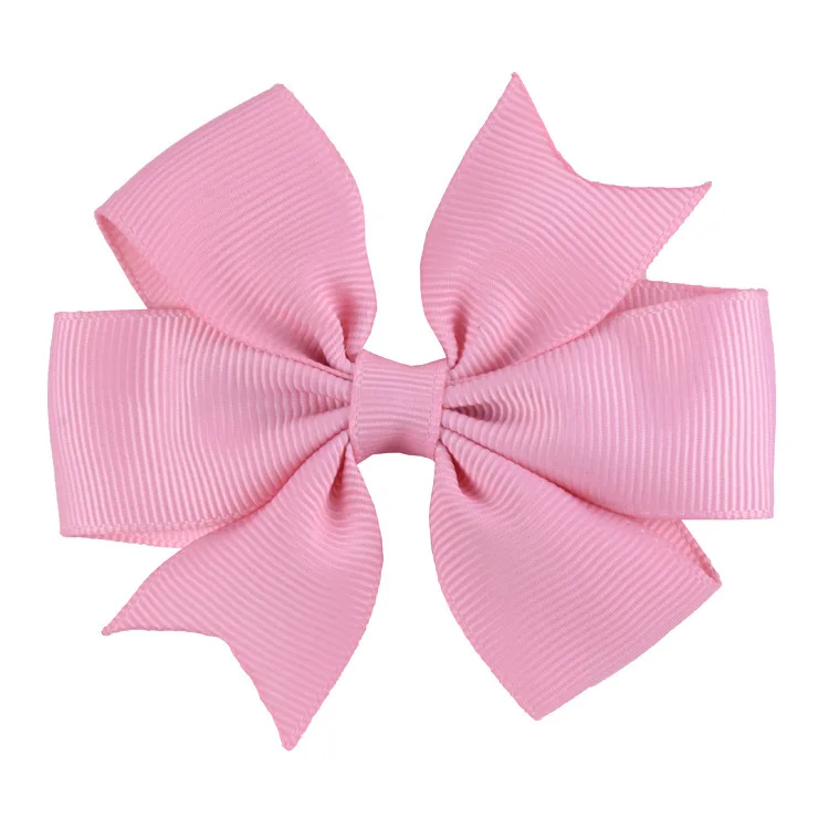 dustypink Nishine 10 шт./лот, бант из корсажной ленты для волос с зажимами, заколка для волос для маленьких девочек, заколки для волос, Детские аксессуары для фотосессии - Цвет: dustypink