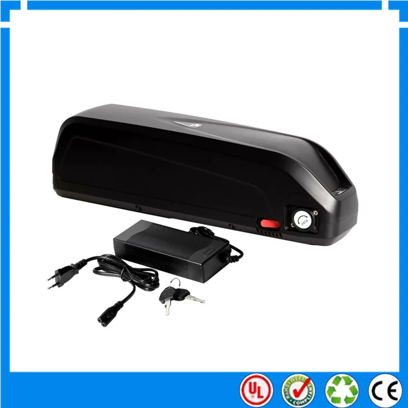 Best EU US RU no taxes New 48V Lithiumion battery Hailong frame Case 48V 16AH 17.5AH Ebike li-ion Battery +charger 0