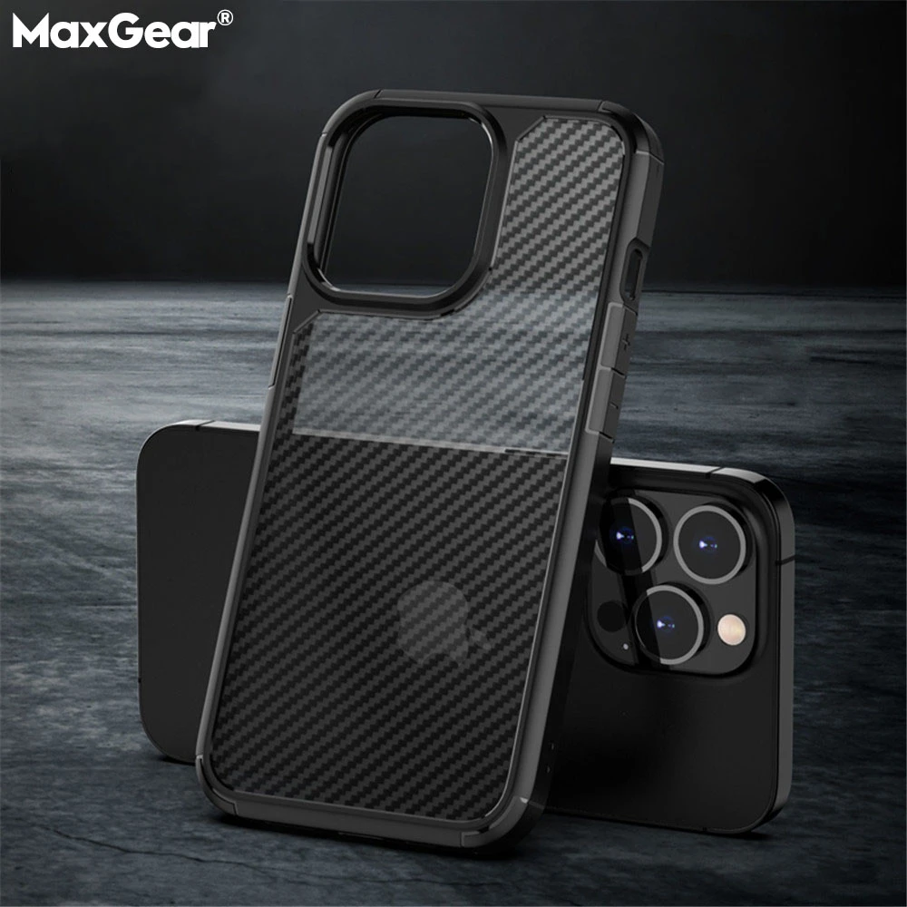 Shockproof Armor Bumper Clear Case For iPhone 13 12 11 Pro Max XR X XS 7 8 Plus SE 2 Mini Luxury Carbon Fiber Translucent Cover apple iphone 11 Pro Max case