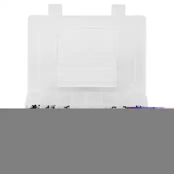 

400pcs Induction Heater 24 Values SMD Aluminum Electrolytic Capacitor Assorted Kit 1uF1000uF Inductor Kit Radial Capacitor