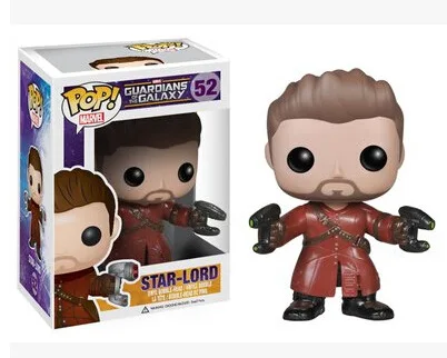 Японская фигурка Funko Pop Star-Lord 47# Galaxy Guard подлинный оверсток Garage Kit украшение