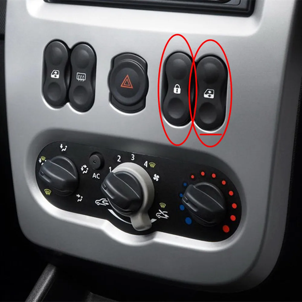 5 Pins Power Window Master Switch Button 8200602227 For Dacia Duster