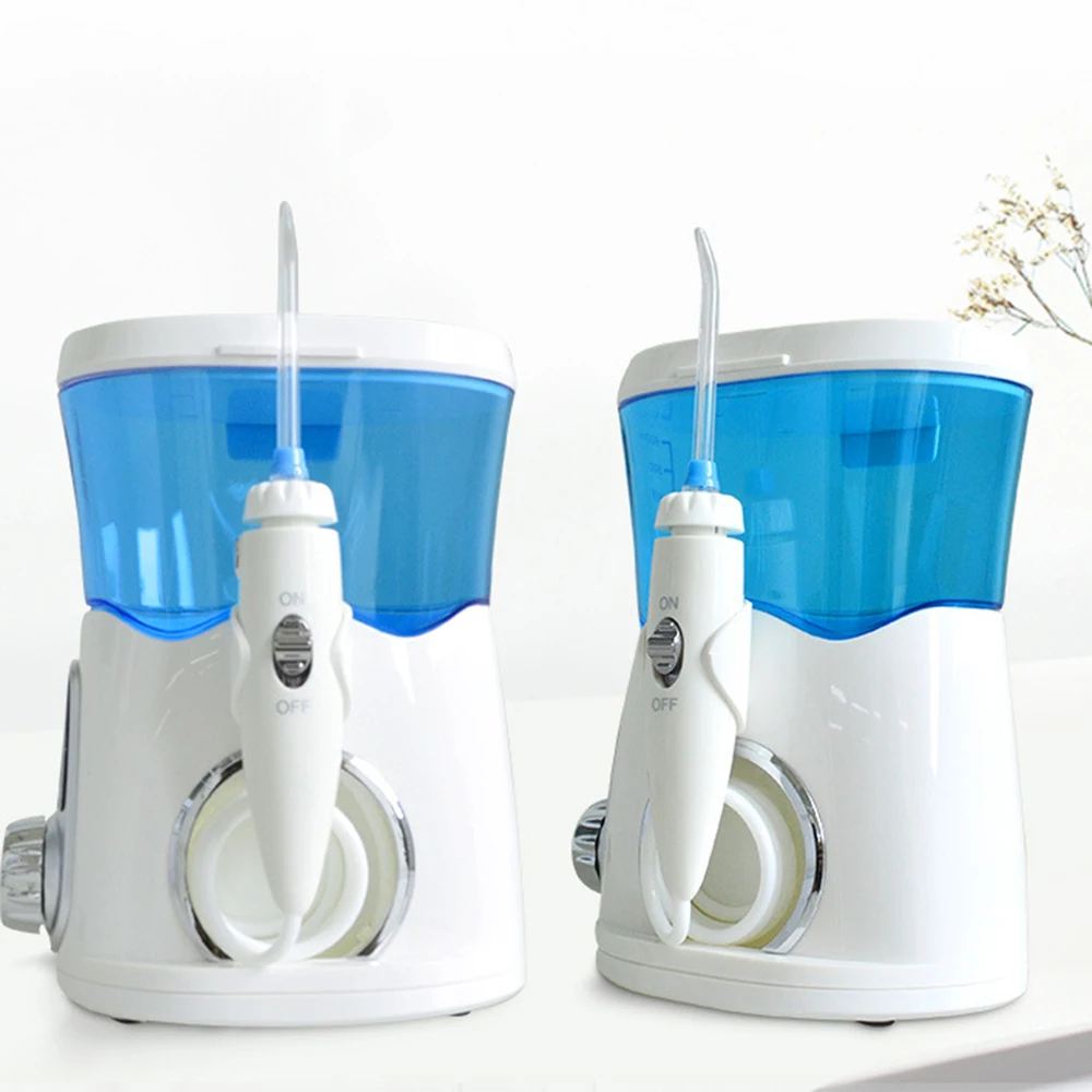 TINTON LIFE-169 FDA Water Flosser With 7 Tips Electric Oral Irrigator Dental Flosser 600ml Capacity Oral Hygiene For Family