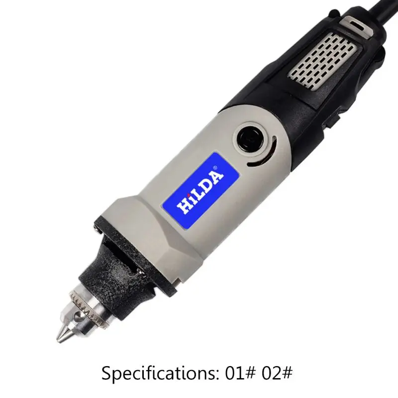 Electric Grinder Rotary Variable Speed Power Tool Mini Drill 400W 6 Position